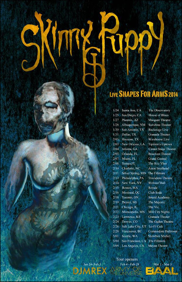 Skinny Puppy – Live Shapes for Arms Tour 2014